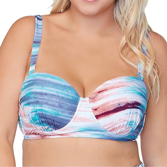 Raisins Swim New Raisins Curve Lush In The Shallows Bra Bikini Swim